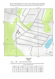 Копия топографического плана участка предстоящей застройки Топографическая съемка в Луге
